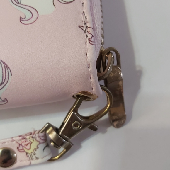 Ardene Pink Unicorn Wristlet Wallet - Picture 9 of 16